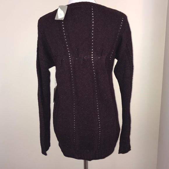 Forever 21 Eggplant Knit Sweater - L - Picture 4 of 5